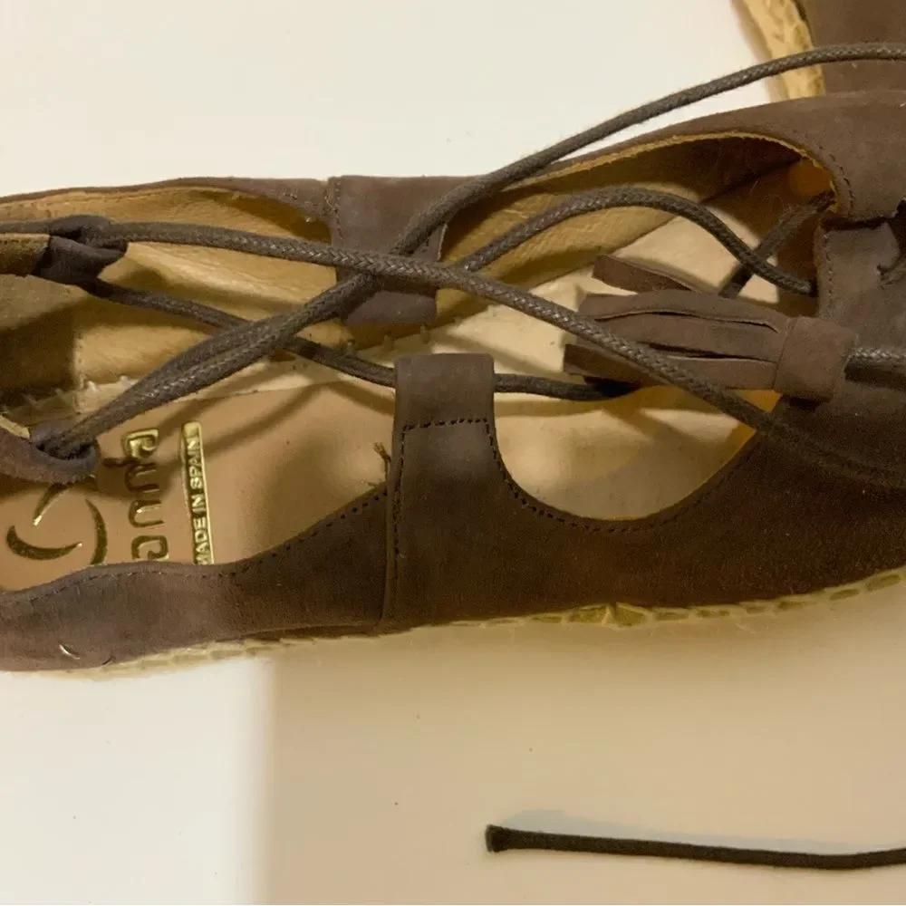 Kanna Espadrille Sandals Sz 38 Spain